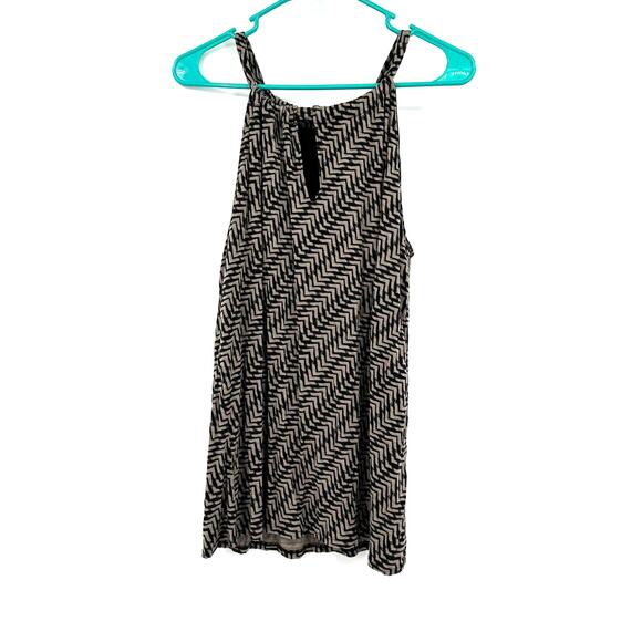Banana Republic Size Small Sleeveless Blouse Tank Top Shirt Brown Tan Adjustable - Picture 1 of 5